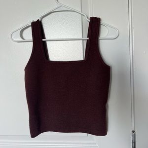 Square neck top